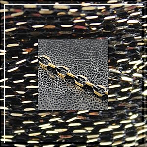 colour chain-vegas black (1metre)
